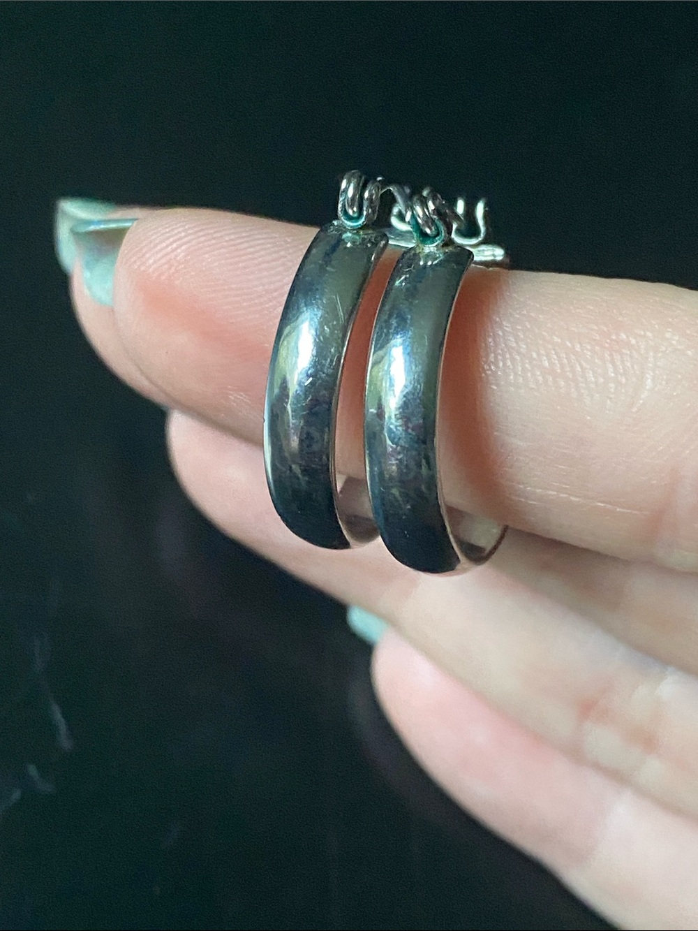 Silver hoops 🛸